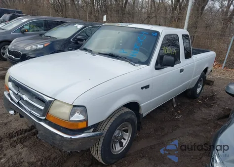 1999 Ford Ranger Xl/Xlt from USA, damaged, VIN 1FTYR14C4XPA50601